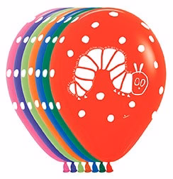 11 inch Sempertex The Very Hungry Caterpillar??? Latex Balloons Licensed 50ct