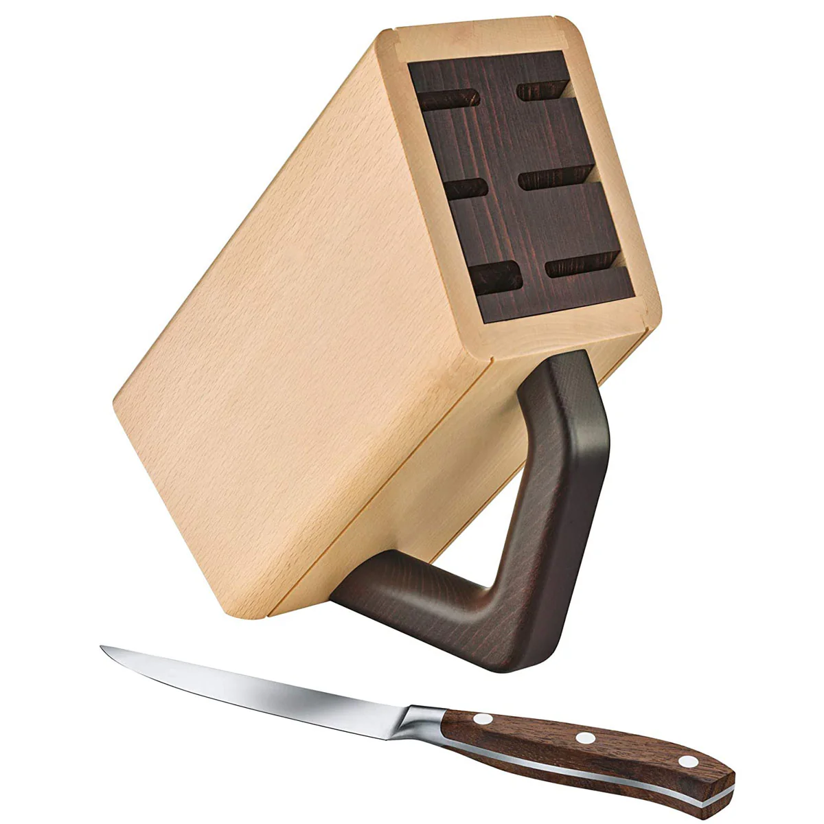 Victorinox Grand Maitre Cutlery Block, Wood