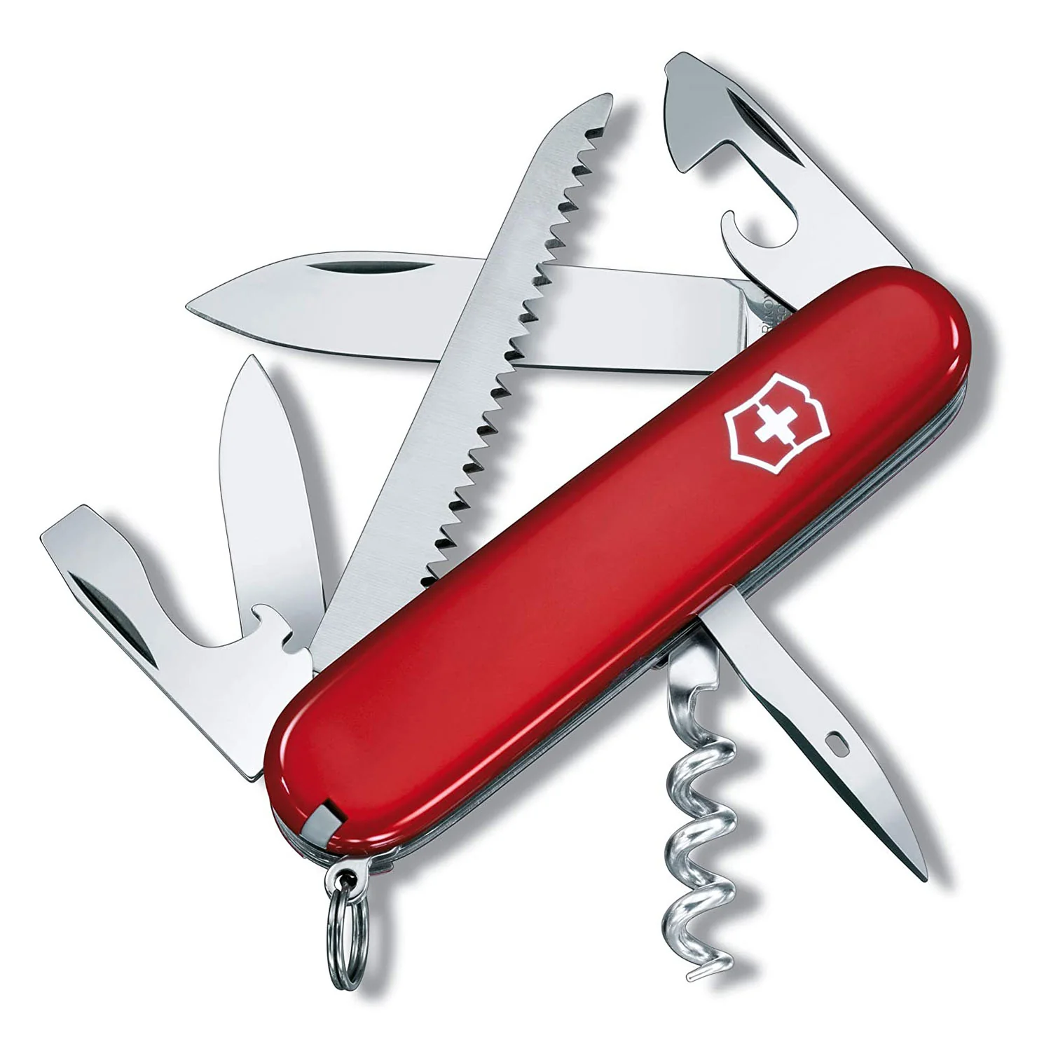 Victorinox Swiss Army Camper Pocket Knife, Red ,91mm