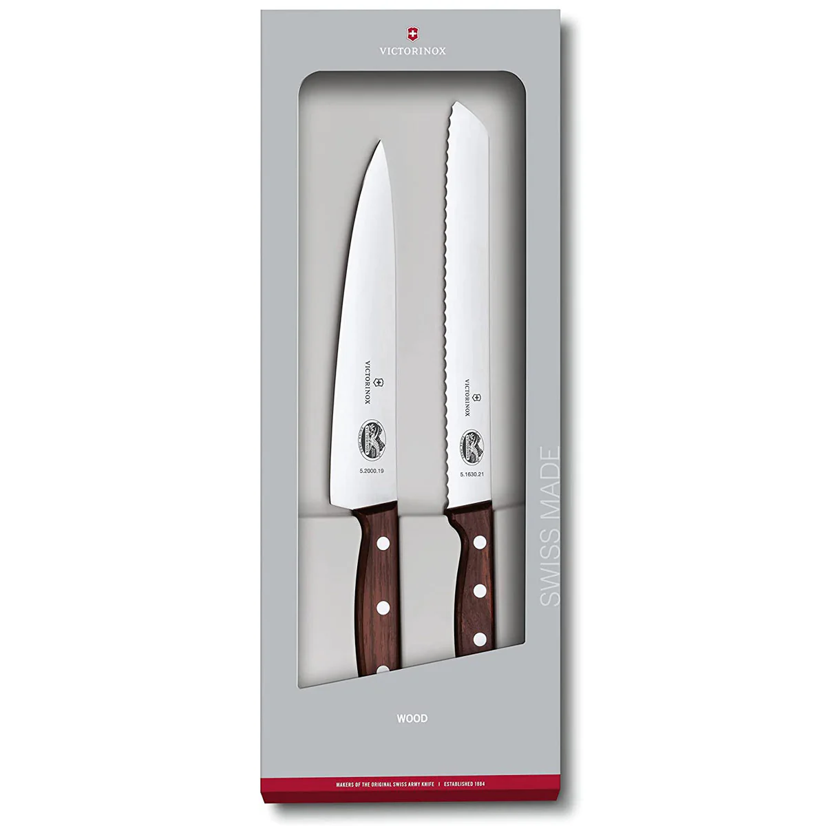 Victorinox Wood 2-Piece Kitchen Set (7.5