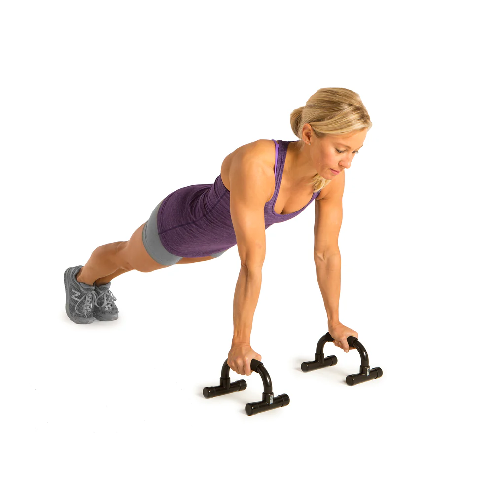 Push-Up Bars With Foam Padded Grips