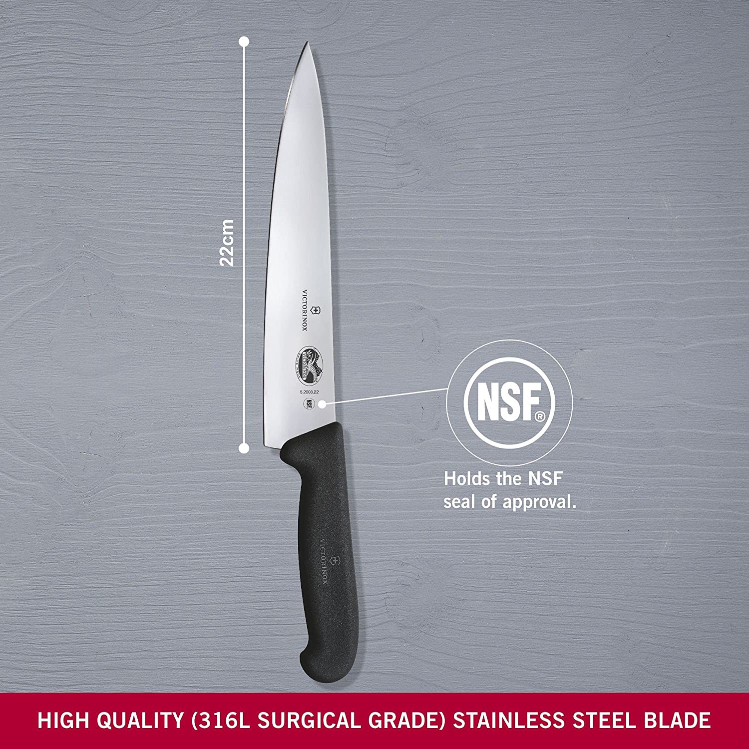 Victorinox Tranchiermesser, Fibrox