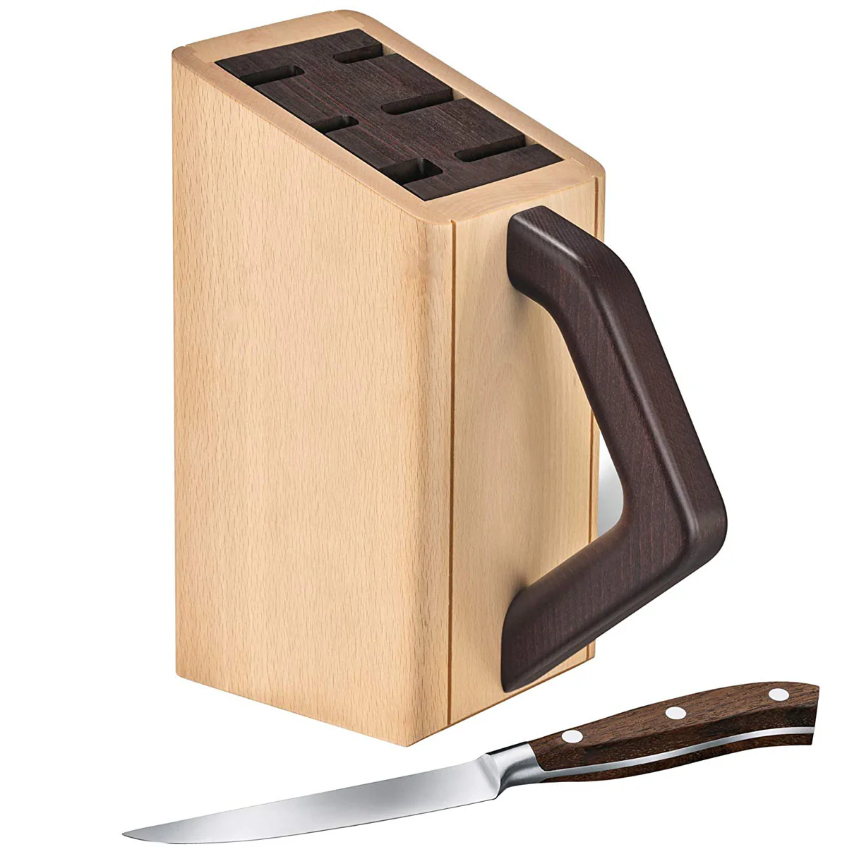 Victorinox Grand Maitre Cutlery Block, Wood