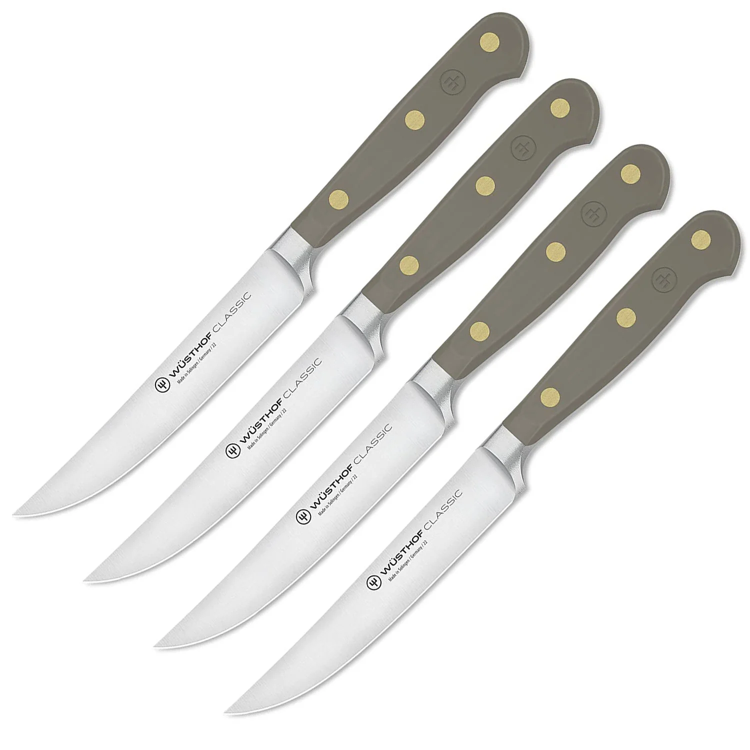 Wusthof Classic 4-Piece Steak Knife Set - Velvet Oyster