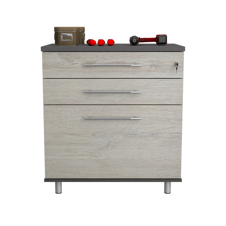 Jezelle Single Storage Cabinet ( 34.65'' H x 31.5'' W x 19.69'' D)
