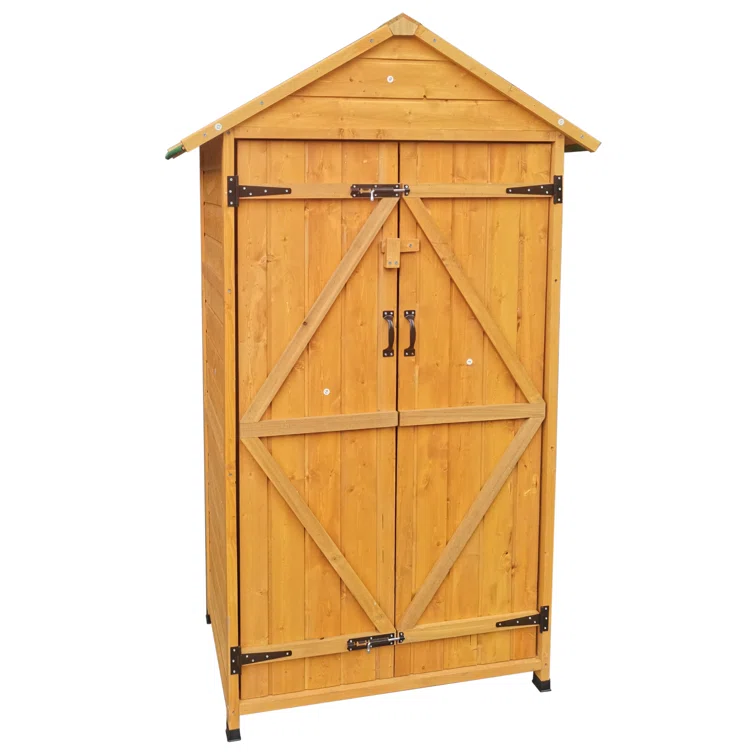 3 ft. W x 2 ft. D Wood Tool Shed