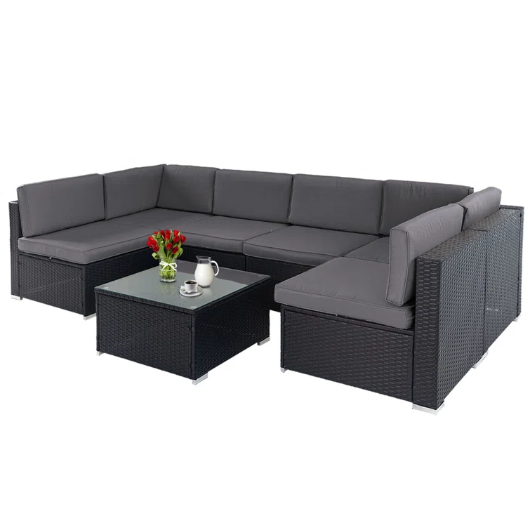 6 - Person Outdoor Seating Group with Cushions