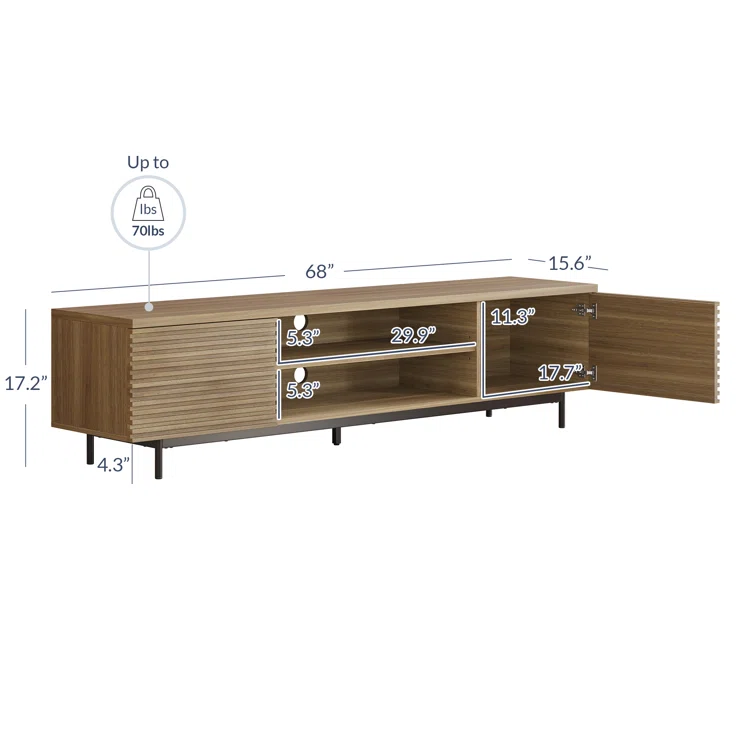 Wilber 68'' Media Console