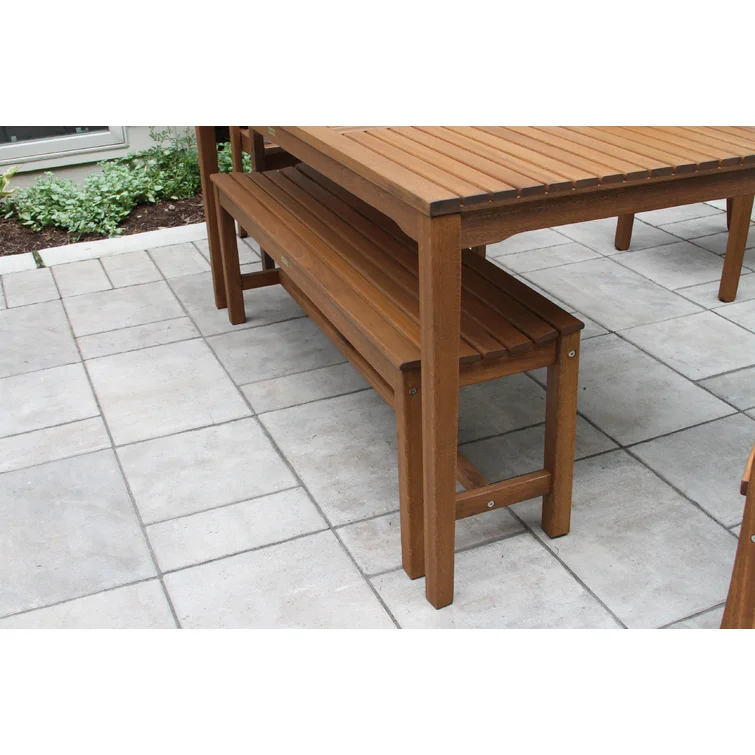 Fleur 7 - Person Rectangular Outdoor Dining Set with Cushions
