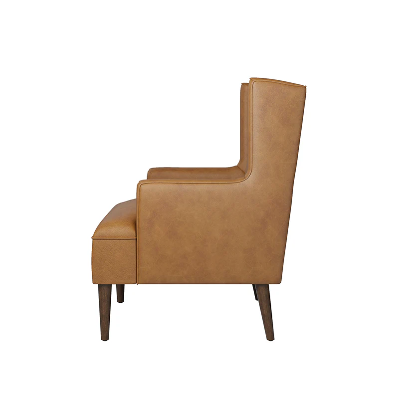 Gregor Vegan Leather Accent Chair
