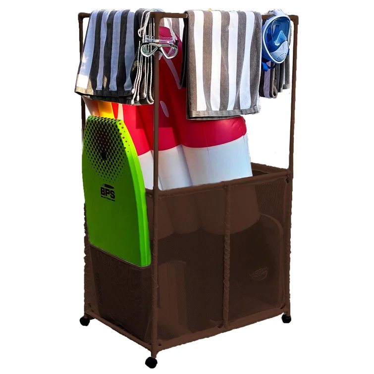 Essentially Yours 37'' W 0 Gallons Water Resistant Plastic Deck Box with Wheels