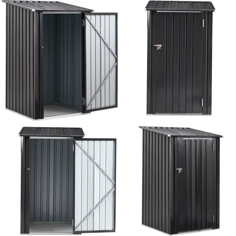 3 ft. W x 3 ft. D Metal Storage Shed