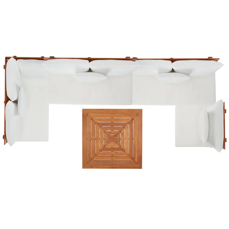 Tokarz 5 - Person Outdoor Seating Group with Cushions