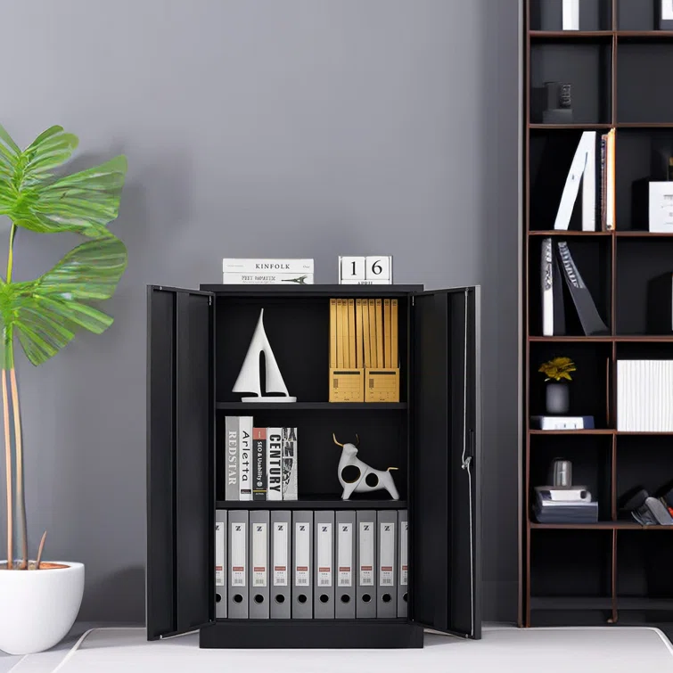 Palamino Metal Single Storage Cabinet ( 41.97'' H x 25.6'' W x 13.78'' D)