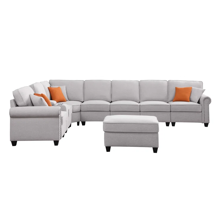 Kew Gardens Modular Corner Sectional with Ottoman