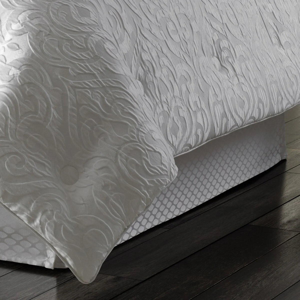 J. Queen New York Astoria White Comforter Set