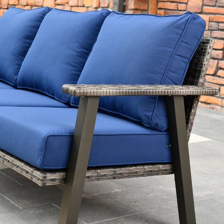 Aisatou 5 - Person Outdoor Seating Group with Cushions