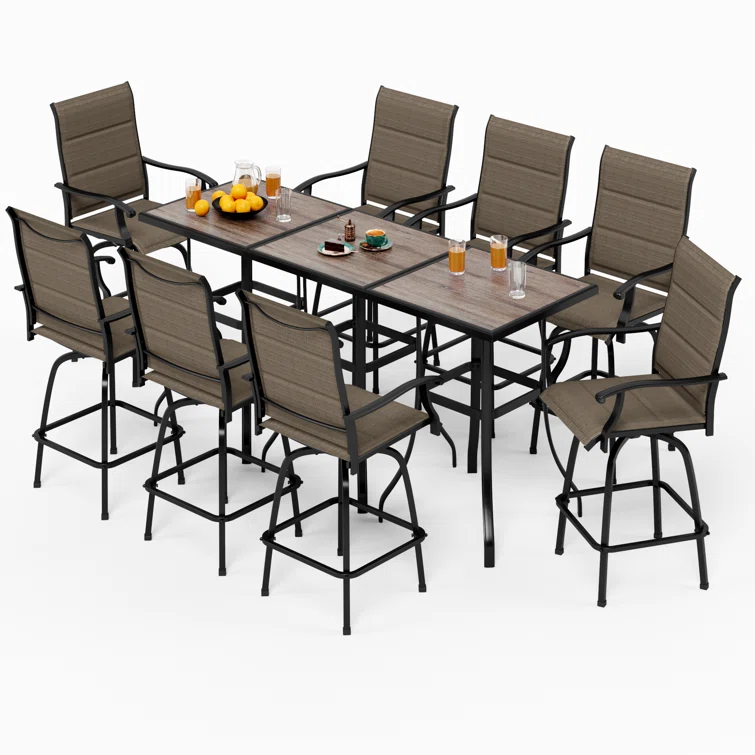 Alyne 8 - Person Square Outdoor Dining Set