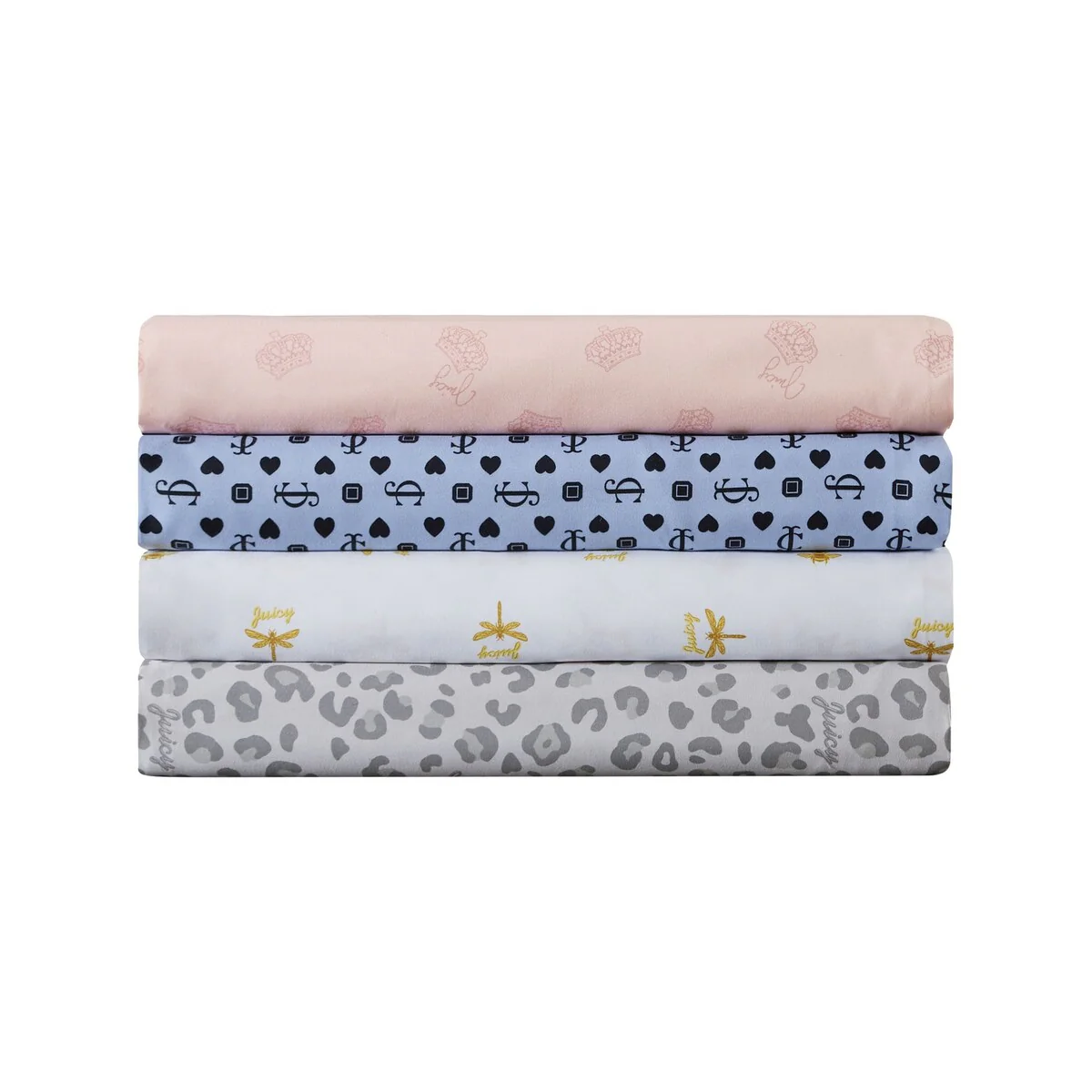 Juicy Couture Key Iconic Microifiber Sheet Set