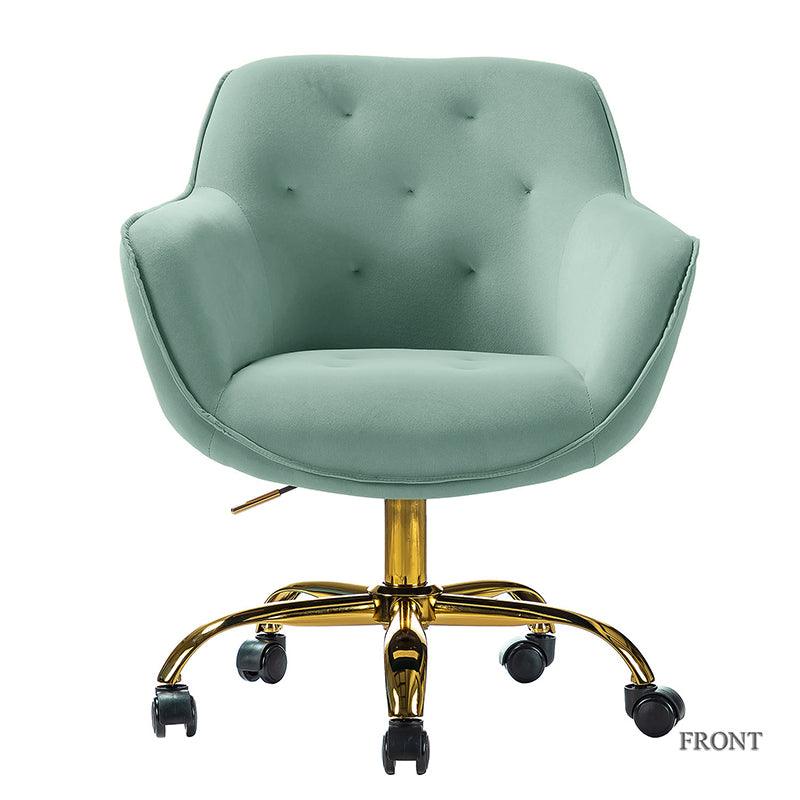 Jovida Velvet Tufted Office Chair
