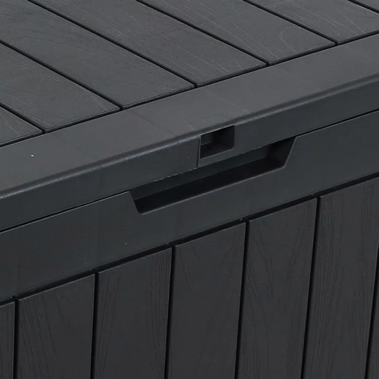 Ebern Designs 22'' W 32 Gallons Water Resistant Lockable Deck Box