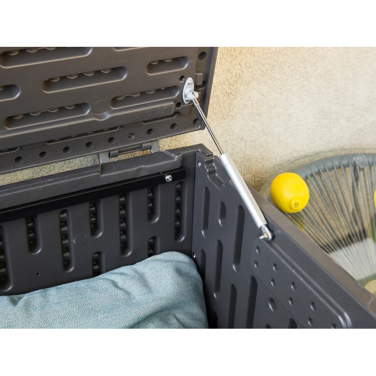 Barton Miller's Retreat 130 Gal Deck Storage in Espresso Brown