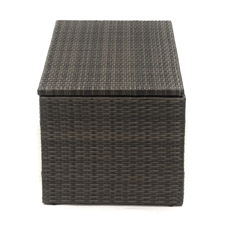 Donglin 20'' W 0 Gallons Wicker Deck Box in Brown