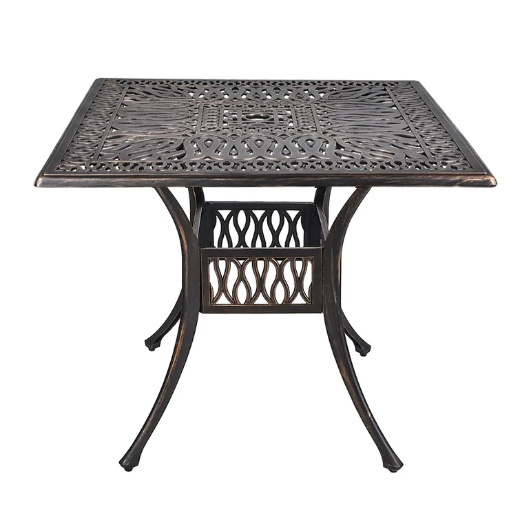 Leasure 4 - Person Rectangular Outdoor Dining Set