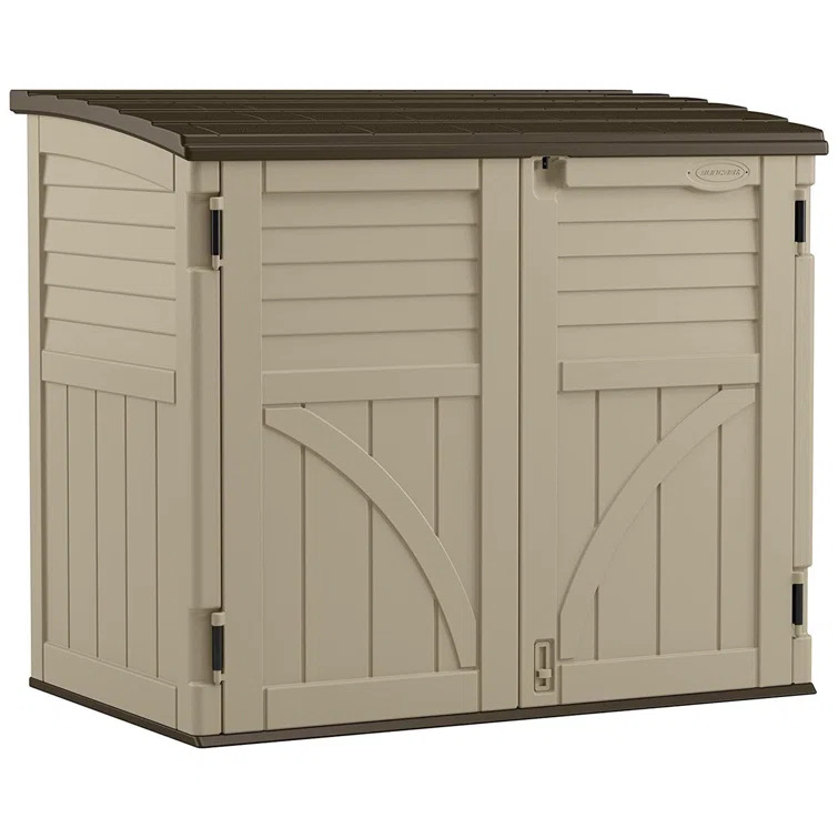 Suncast Horizontal Utility Garbage Shed