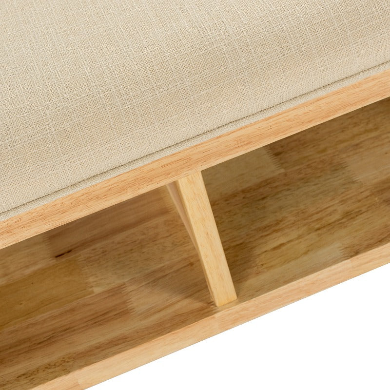 Myrna Cane Storage Bench