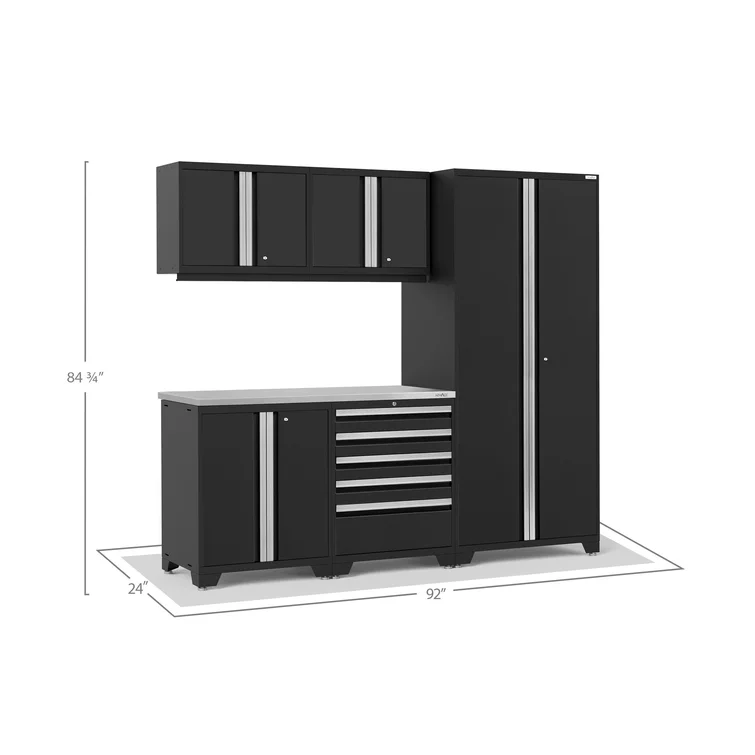 Pro Series Garage 6 Piece Storage Cabinet Set