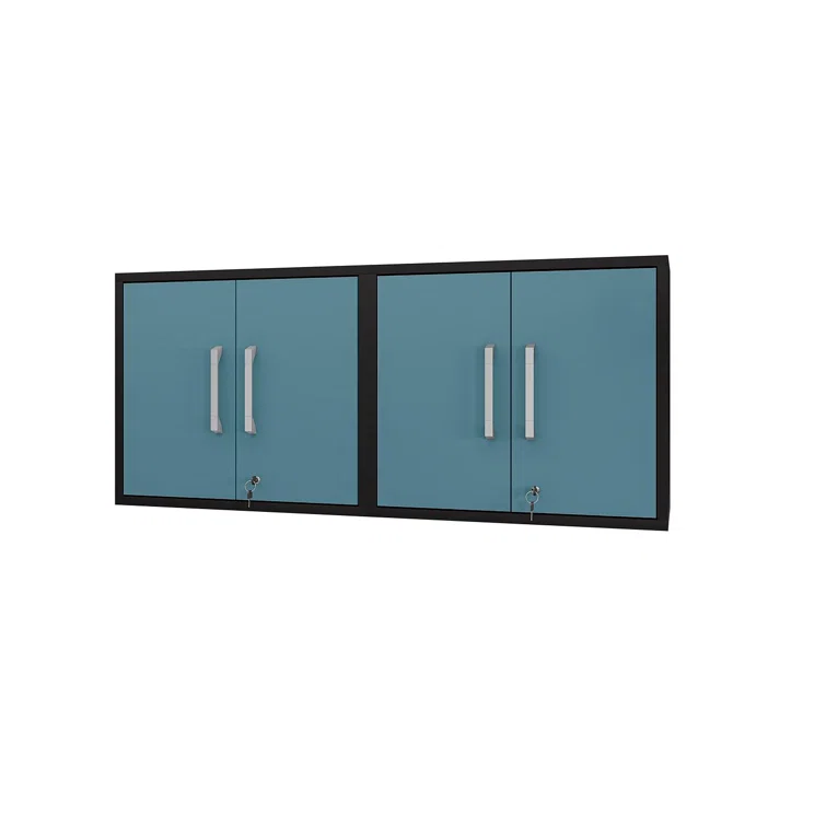 Aseem 2 Piece Single Storage Cabinet ( 25.59'' H x 56.7'' W x 14.96'' D)<!-- --> <!-- -->(Set of 2)