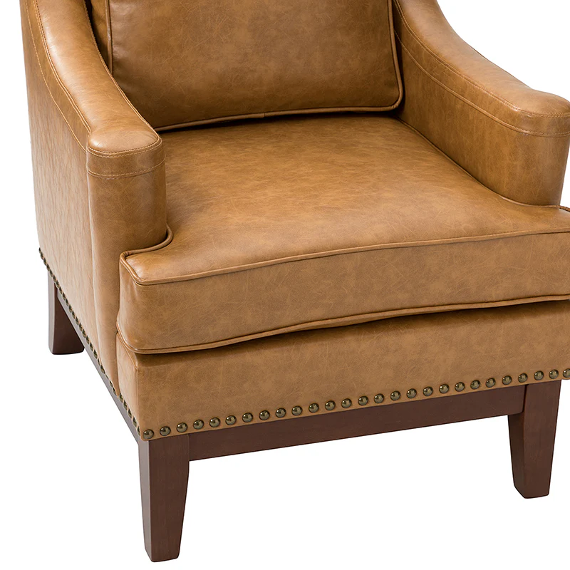 Christoph Vegan Leather Armchair