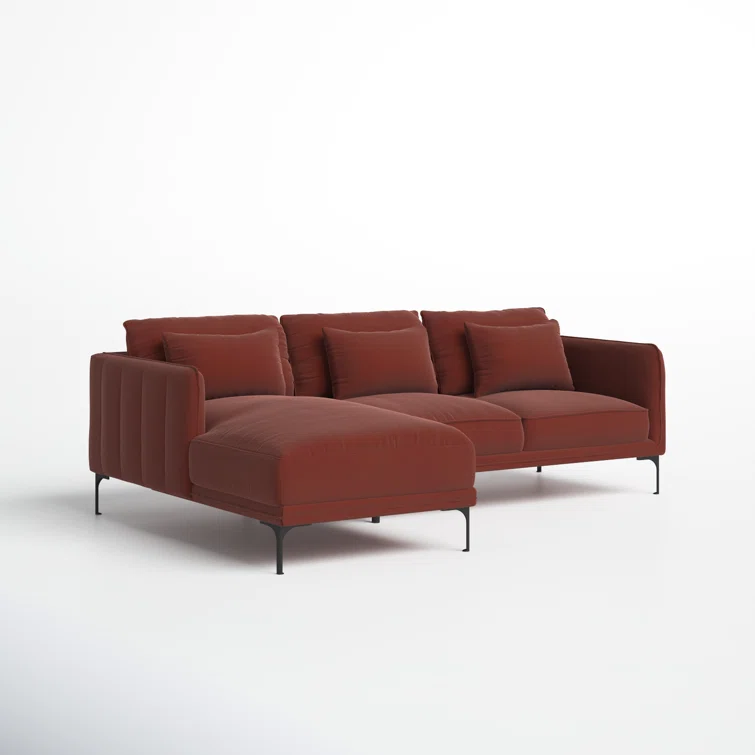 Rae 2 - Piece Velvet Sectional