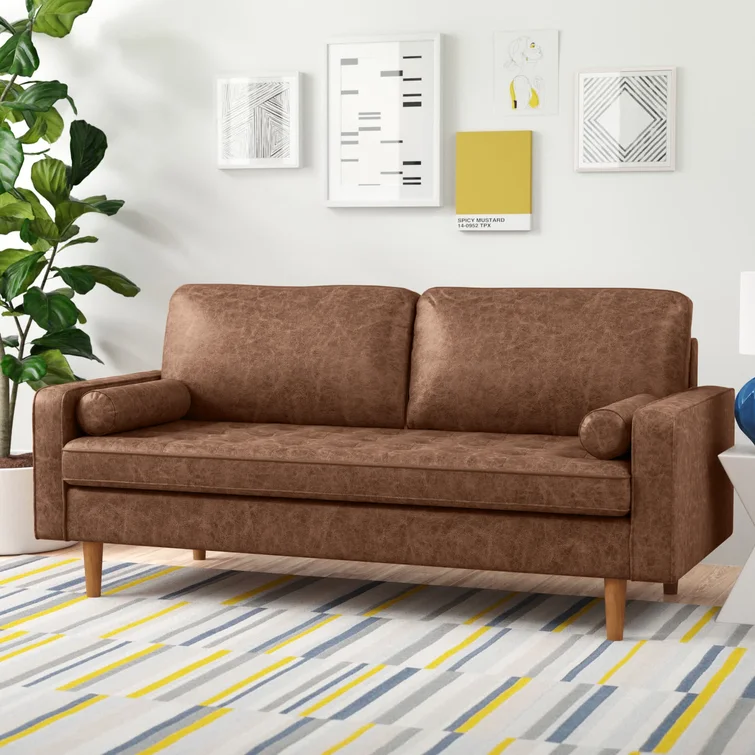 Fiorillo 69.68" Square Arm Loveseat