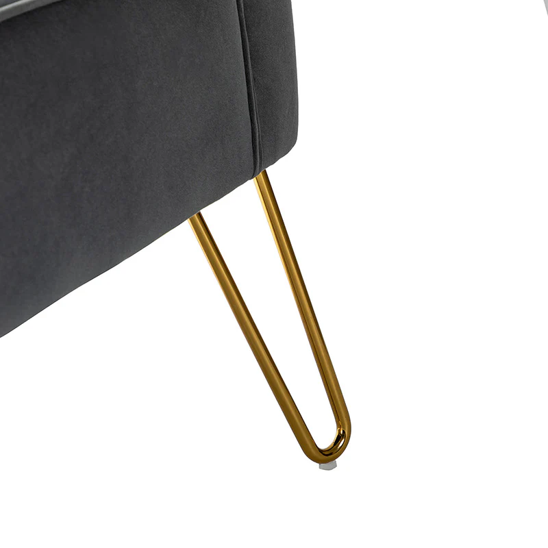 Ainhoa Velvet Tufted Back Side Chair