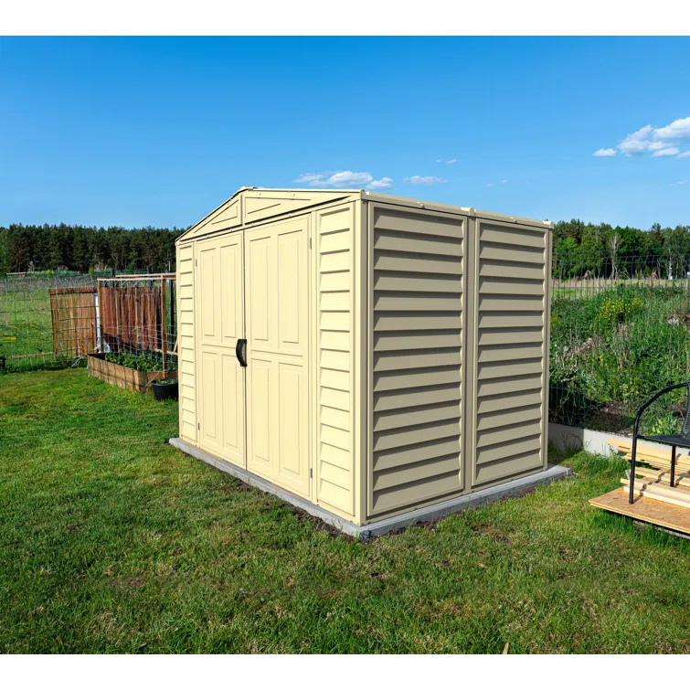 DuraMate 8 ft. W x 5.5 ft. D Plastic Storage Shed