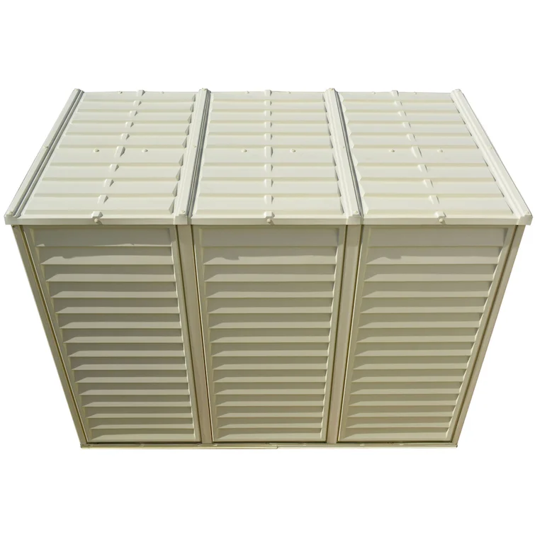 SideMate 4 ft. W x 8 ft. D Plastic Lean-To Storage Shed