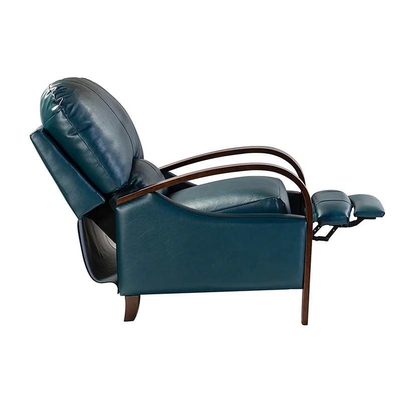 Melisa Genuine Leather Manual Recliner