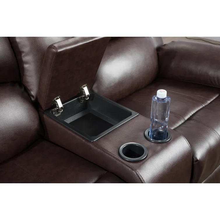 Develin 82'' Faux Leather Reclining Sofa