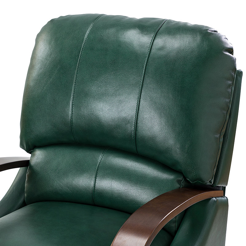 Melisa Genuine Leather Manual Recliner