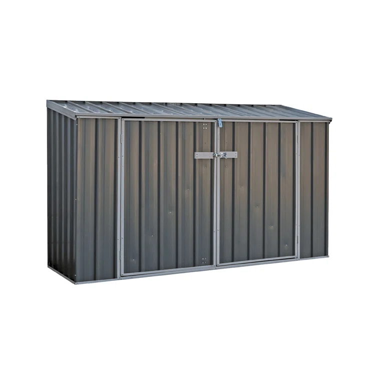 Space Saver 7 ft. W x 3 ft. D Metal Horizontal Storage Shed