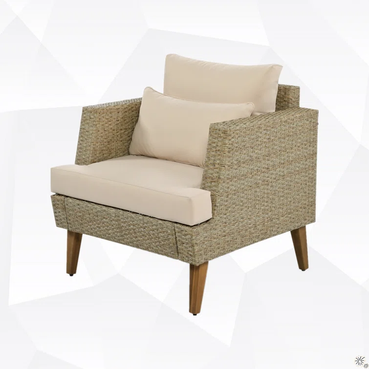Ipke 6 - Person Outdoor Seating Group with Cushions
