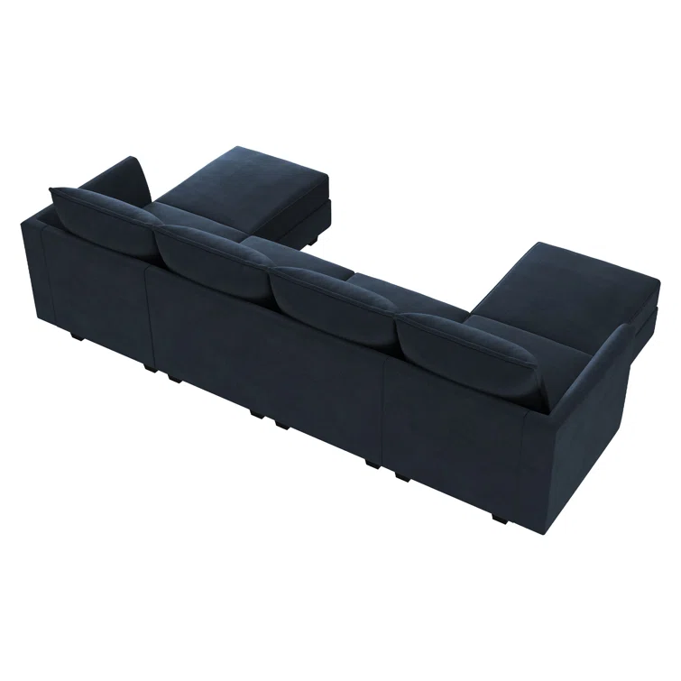 Tremee U Shaped Modular Sofa Velvet Sectional