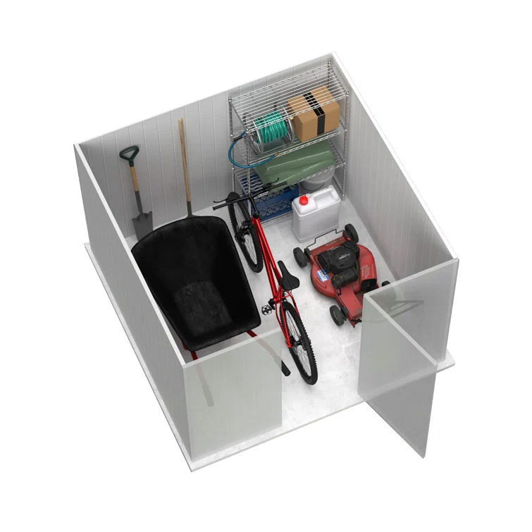 Premier 7 ft. W x 7 ft. D Metal Storage Shed