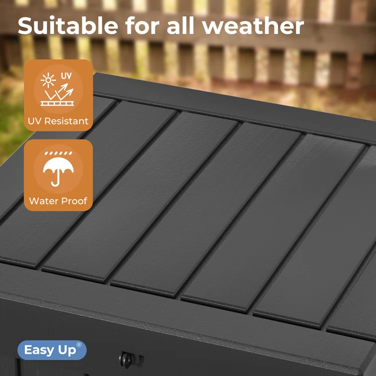 Arts Box Trading 22.13'' W 50 Gallons Water Resistant Resin Deck Box