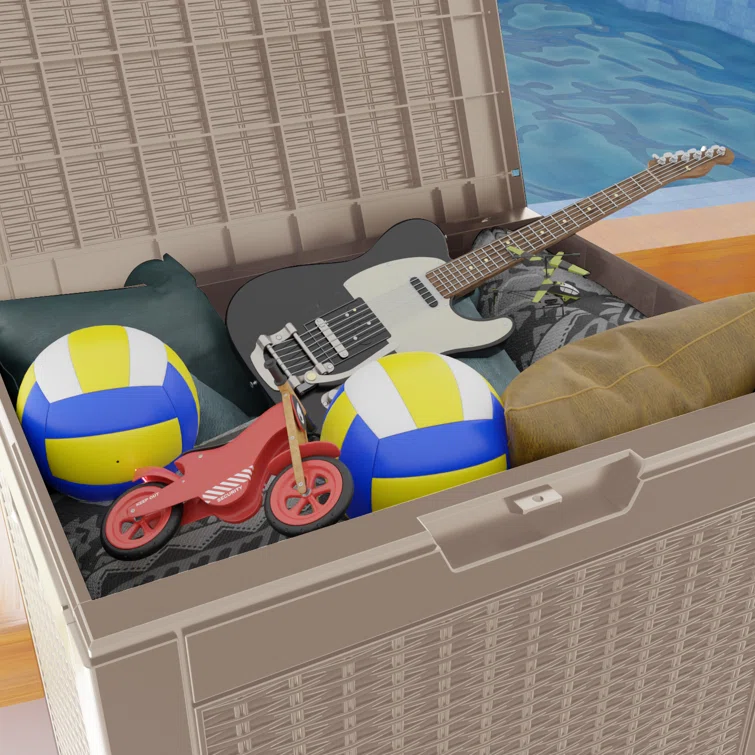 Durable Resin Outdoor Storage Organizer Deck Boxes