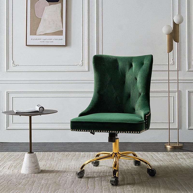 Adega Velvet Adjustable Office Chair