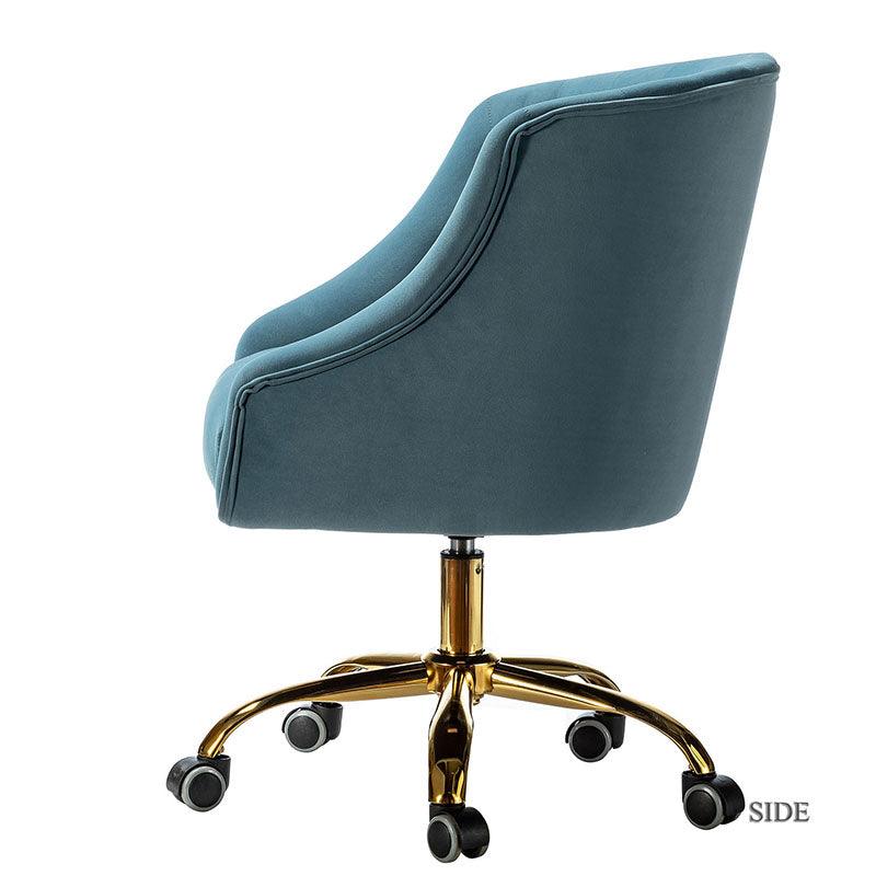 Penelope Velvet Tufted Office Chair