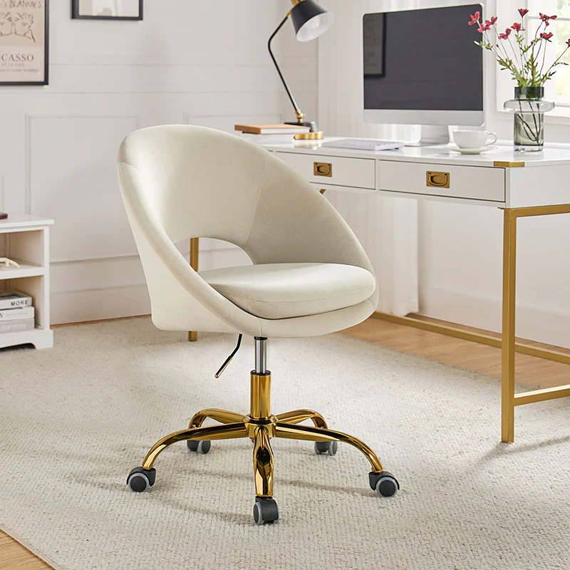 Ramona Velvet Upholstered Office Chair